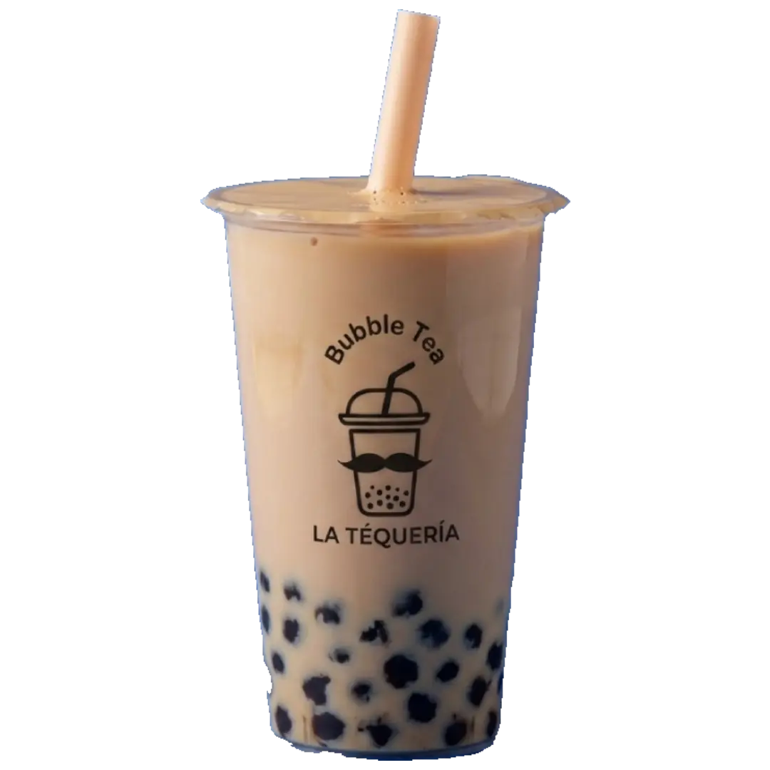 Bubble tea de leche con tapioca